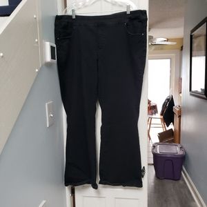 Terra and Sky black Jeggings . Size 2x. 20/22